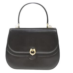 Gucci Leather Vintage Handbag Brown